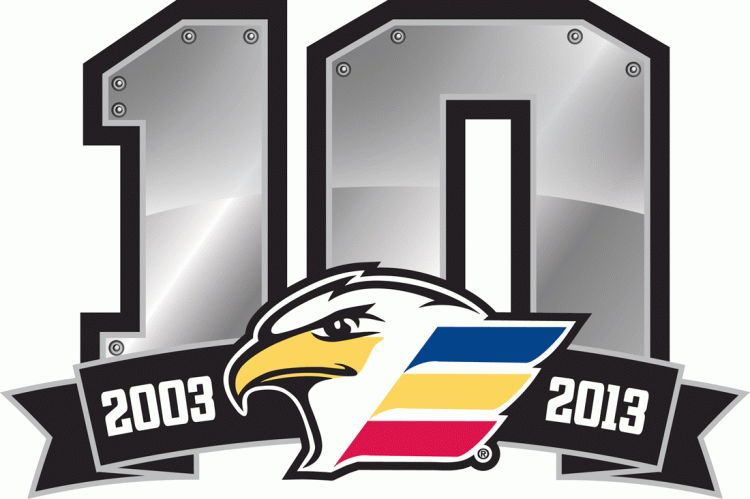 colorado eagles 2012 anniversary logo iron on heat transfer